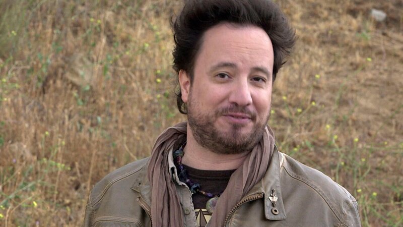 Giorgio A. Tsoukalos – Bild: Antonia /​ aetn screen /​ ©2018 A+E Networks ©HISTORY Photocredit Mandatory, Sky-Q-Use Only