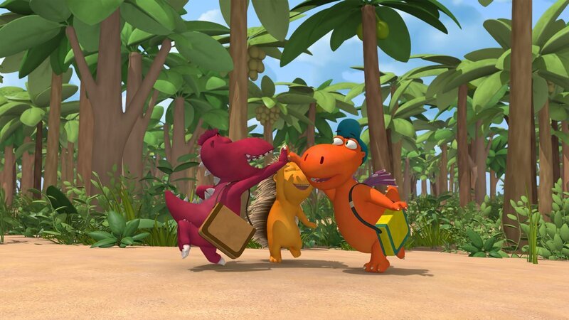 Oskar, Matilda und Kokosnuss sind ein starkes Team! – Bild: ZDF/​Caligari