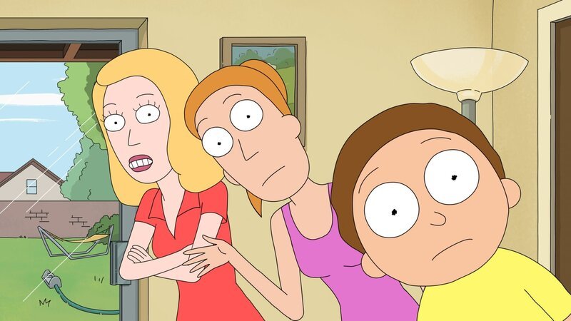 v.li.: Beth Smith, Summer Smith, Morty Smith – Bild: Paramount