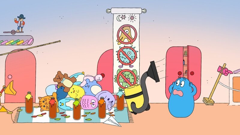Barbapapa und Familie – Die kleinen Monster Foto: ORF/​MARKAND MEDIA. Veröffentlichung honorarfrei nur für redaktionelle Berichterstattung in Sendungszusammenhang und mit Copyrightangabe. Kontakt: foto@orf.at – Bild: ORF/​MARKAND MEDIA
