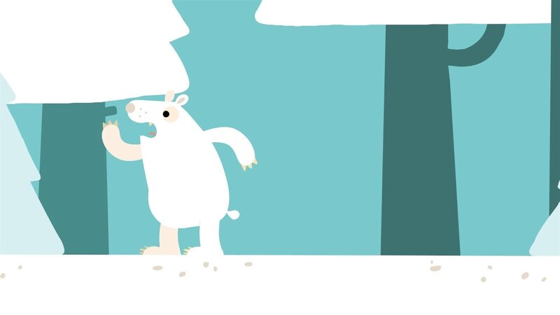 Der Eisbär sucht den Braunbären. – Bild: KiKA/​ SWR/​ Julia Ocker /​ Studio Film Bilder