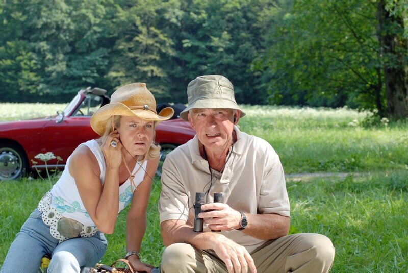 Andrea L’Arronge (Gräfin Schönberg), Heinz Marecek (Hannes Kofler). – Bild: ORF/​BEO-Film/​Bernd Schuller