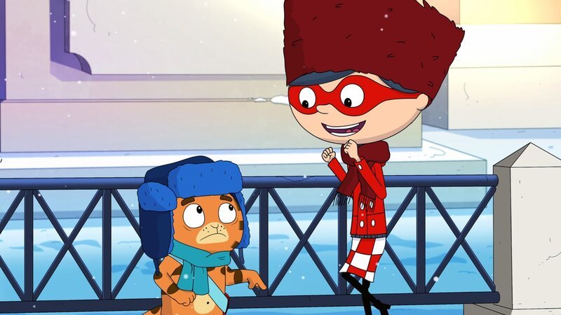 Mirette freut sich auf den Unterricht in Vladis Schule. – Bild: WDR/​Cyber Group Studios/​KD Productions Toons&Games/​TelevisiĂł de Catalunya