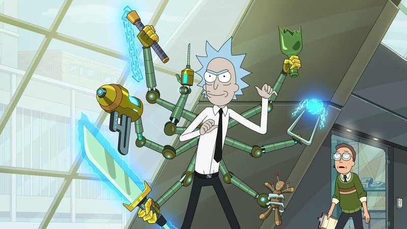v.li.: Rick Sanchez, Jerry Smith – Bild: Warner TV Comedy