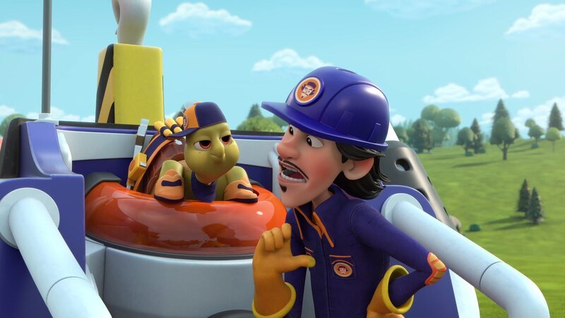 v.li.: Mr. McTurtle, Speed Meister – Bild: Paramount