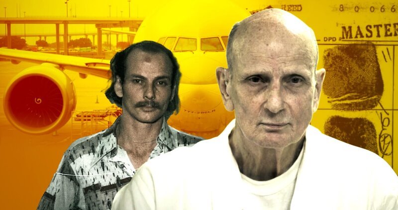Jonathan Reed steht zum dritten Mal für den Mord an Jeannie Wadle vor Gericht. Kann er nach Jahrzehnten seine Unschuld beweisen? – Bild: ZDF und Tobias Lenz, Autorenkombinat/​ Bilder des Täters, Flugzeug, Fingerabdrück