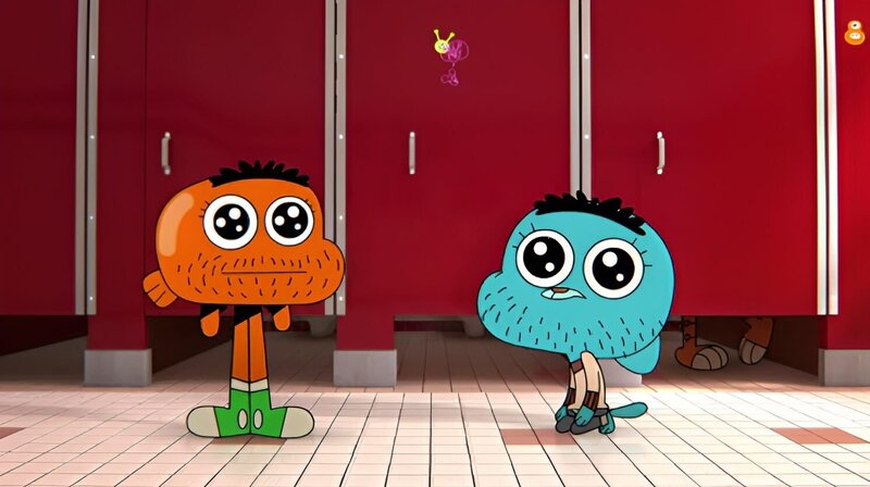 v.li.: Darwin, Gumball – Bild: TM & © 2015 CARTOON NETWORK. A TIME WARNER COMPANY. ALL RIGHTS RESERVED.