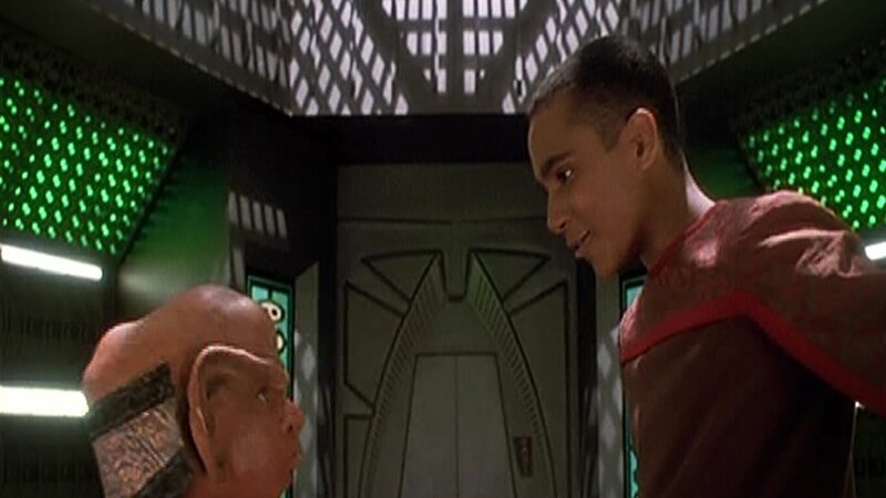 Nog (Aron Eisenberg) und Jake Sisko (Cirroc Lofton) – Bild: Tele 5