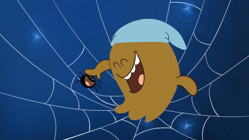 v.li.: Spinne, Lamput – Bild: LAMPUT and all related characters and elements are trademarks of and © 2020 Cartoon Network. A WarnerMedia Company. All rights reserved.