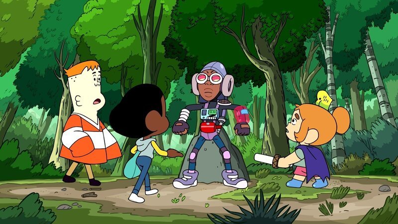 v.li.: J.P., Craig, Deltron, Kelsey, Mortimor – Bild: The Cartoon Network