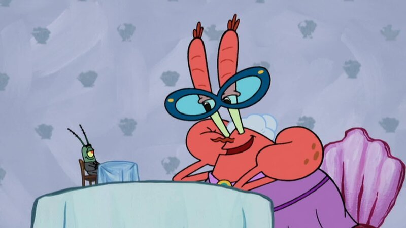 L-R: Plankton, Betsy Krabs – Bild: ANNÉE Viacom International Inc. Tous droits réservés. Nickelodeon, Bob l’éponge et tous les autres titres, logos et personnages qui y sont associés sont des marques de commerce de Viacom International inc. Créé par Stephen Hillenburg.