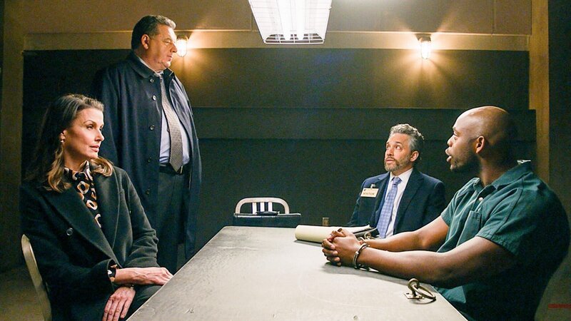 (v.li.): Bridget Moynahan (Erin Reagan-Boyle), Steven Schirripa (Anthony Abetemarco), Jeffrey Schechter (Michael Davis), Wesley T. Jones (T) – Bild: ORF/​Sevenone International/​CBS
