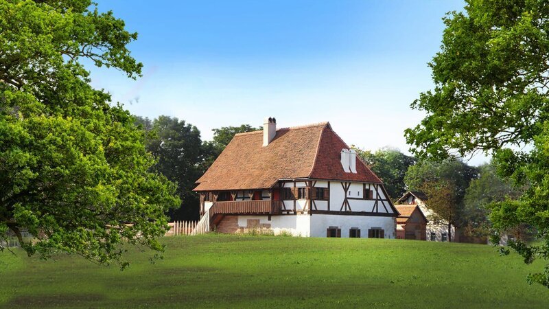 Das Badhaus. – Bild: 3sat Das Badhaus. – Bild: 3sat