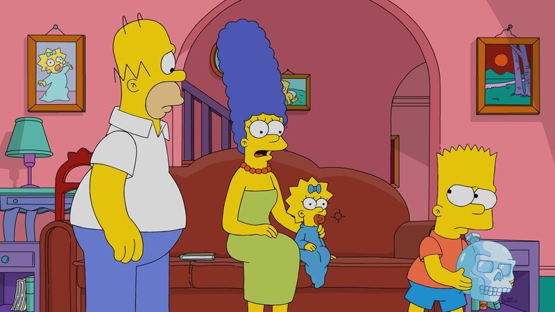 (v.l.n.r.) Homer; Marge; Maggie; Bart – Bild: 20th Television
