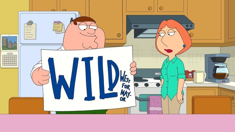 Peter Griffin (l.); Lois Griffin (r.) – Bild: Fox Broadcasting Company, LLC.