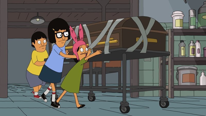 Verbringen ein Wochenende im Krematorium, l-r: Gene, Tina, Louise – Bild: Fox and its related entities