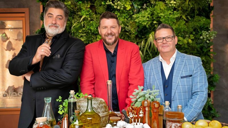 Die Jury v.l.n.r.: Matt Preston, Manu Feildel und Gary Mehigan – Bild: RTL /​ Seven Network (Operations) Limited