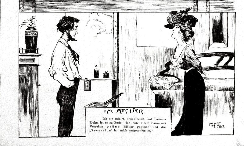 Karikatur Zeitung, 1901. – Bild: ORF/​D5 Produktion