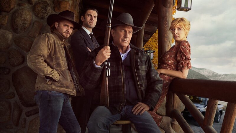 Kevin Costner, Wes Bentley, Kelly Reilly, Luke Grimes. – Bild: Paramount Television