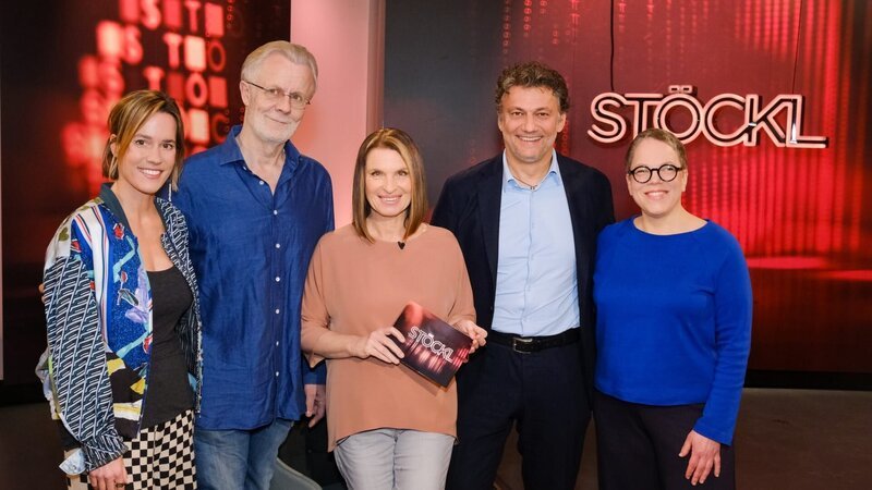 Ameli Neureuther, Thomas Rabitsch, Barbara Stöckl, Jonas Kaufmann, Katharina Seiser. – Bild: ORF/​Günther Pichlkostner