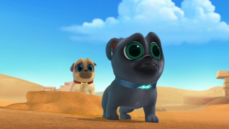 L-R: Rolly, Bingo – Bild: Disney Junior