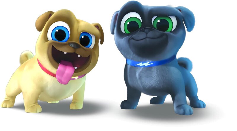 L-R: Rolly und Bingo – Bild: Disney Junior