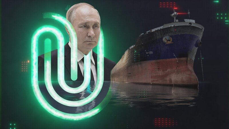 Russlands Kriegsmaschinerie lebt vom Öl. Trotz harter Sanktionen gegen den Export von Rohöl und Erdölprodukten gelingt es dem Kreml, Milliarden in seine Kriegskasse zu spülen. Wie ist das möglich? – Bild: ZDF