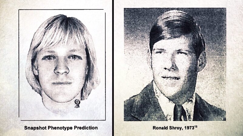 Schnappschuss-Phänotyp-Vorhersage (l.), Ronald Shroy (r.) – Bild: A+E NETWORKS