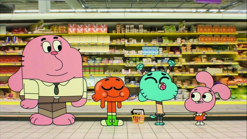 v.li.: Richard, Darwin, Gumball, Anais – Bild: Cartoon Network