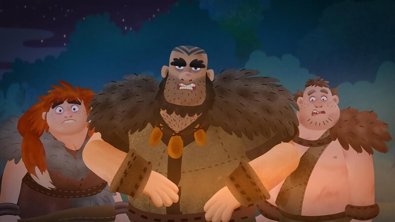 Verna, Robbo und Gordo machen sich aus dem Staub. – Bild: KiKA/​Mideu Films/​MDR/​hr/​BR/​SWR/​WDR 2022