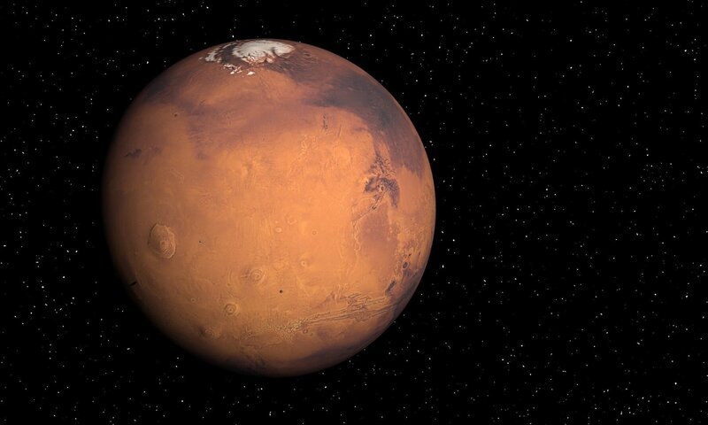 Der Planet Mars. – Bild: Fotolia /​ Florent Die