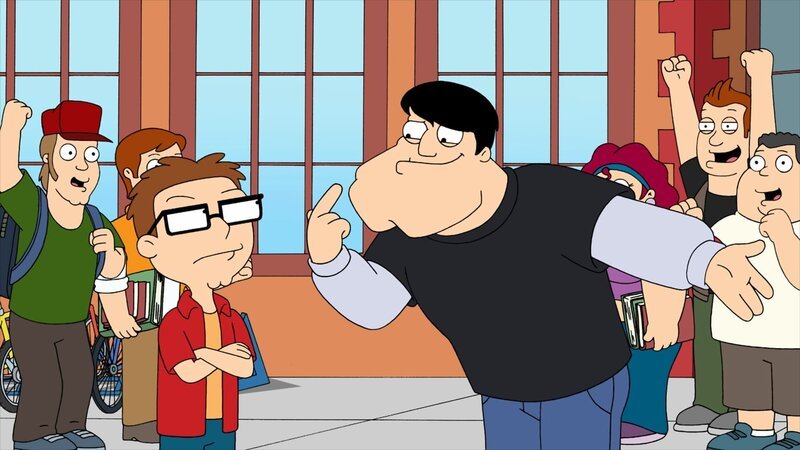 Steve Smith (Mitte l.); Stan Smith (Mitte r.) – Bild: 2009 Twentieth Century Fox Film Corporation. All rights reserved. Lizenzbild frei