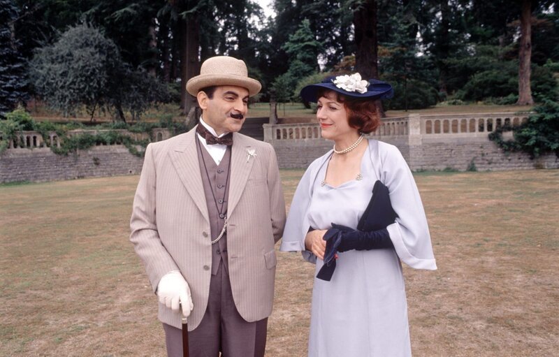 Hercules Poirot (David Suchet), Countess Vera Rossakoff (Kika Markham) – Bild: ORF III