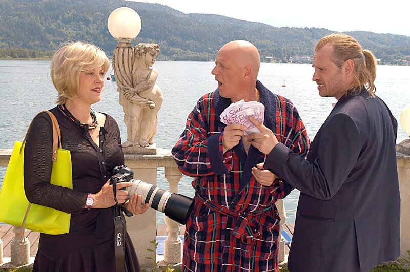 Elfi Eschke, Alexander Goebel, Johannes Krisch. – Bild: ORF/​Hubert Mican