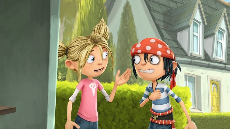 Matilda erklärt ihrem Freund jim was Muttertag ist. – Bild: WDR/​Cyber Group Studios /​ France Télévisions /​ Blue Spirit Studios /​ Sofitvcine 4