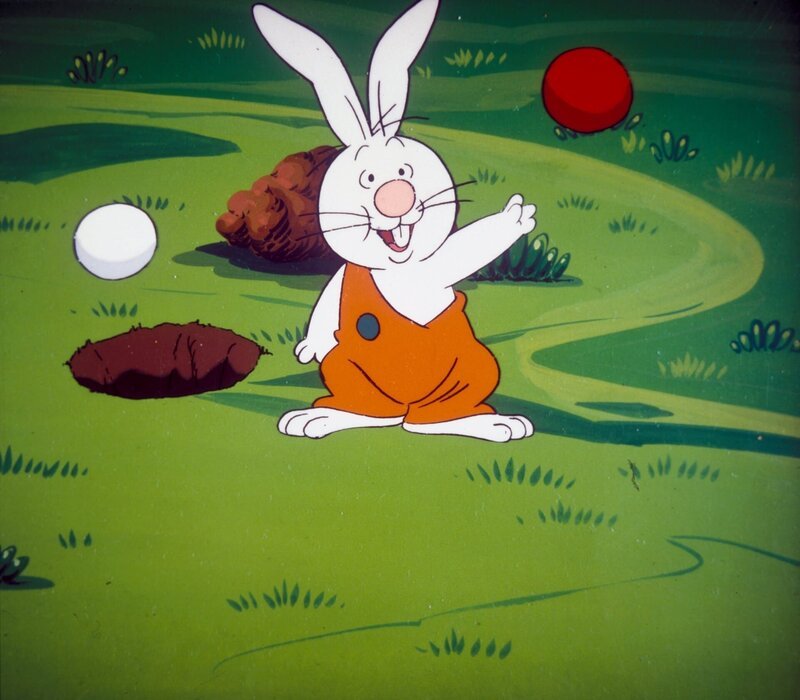 Benny Bunny ist dem Geheimnis der verschwundenen Krockettkugeln auf die Spur gekommen. – Bild: ORF, Apollo Filmverleih