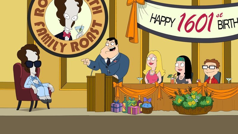 L-R: Roger, Stan, Francine, Hayley, Steve – Bild: 2009 Twentieth Century Fox Film Corporation. All rights reserved. Lizenzbild frei