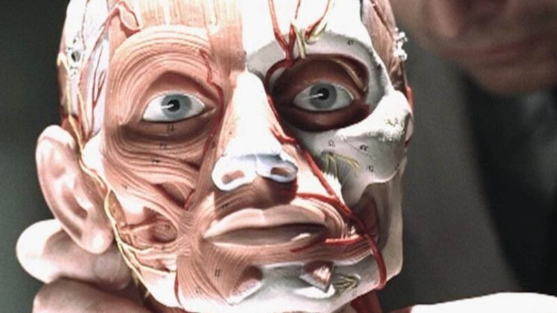 Der Mörder schließt die Frauen sprichwörtlich in ihren eigenen Körper ein! Über bestimmte Druckpunkte klemmt er ihnen wichtige Nervenbahnen ab, die sie von den Augen abwärts lähmen. – Bild: MG RTL D /​ CBS