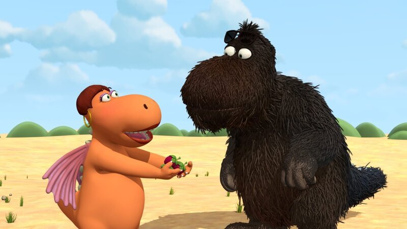 Vergammelte Drachenfrüchte sind eine Delikatesse für Höhlendrachen. – Bild: ZDF/​Caligari