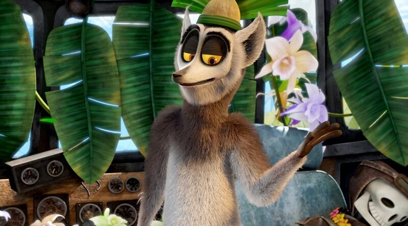 King Julien möchte sich höchstpersönlich um die Probleme seiner Untertanen kümmern. – Bild: ORF/​Universal