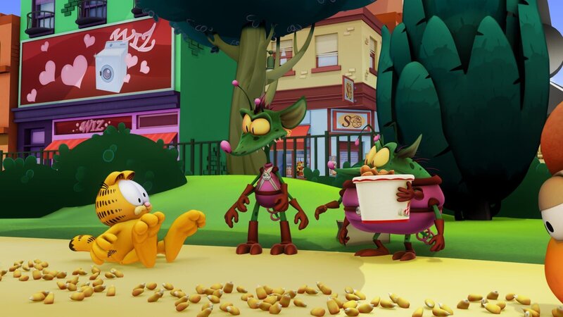 Außerirdische verwandeln die Menschen in Hühner. – Bild: HR/​DARGAUD MEDIA