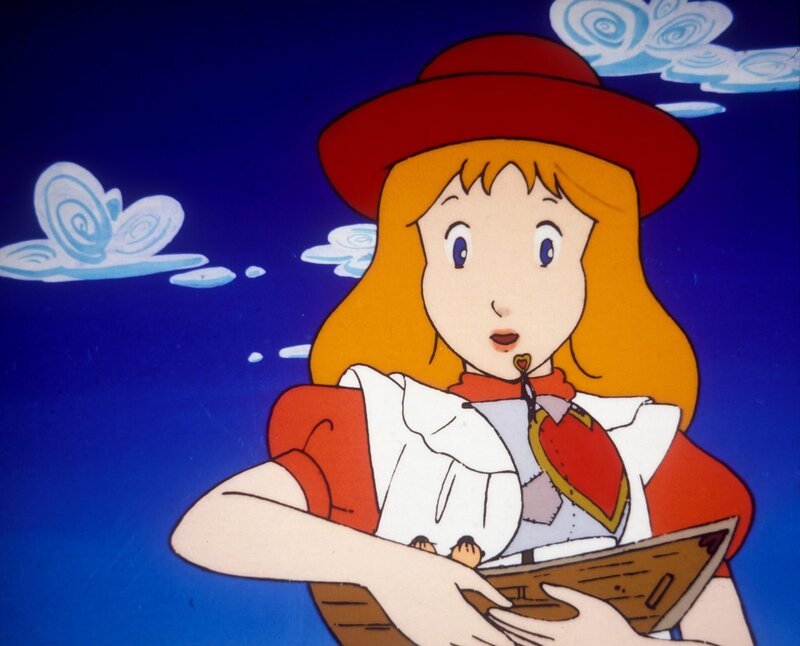 Manchmal ist es gut, dass Alice ihre Größe verändern kann, denn wenn man so groß ist wie ein Riese, kann man auch Schiffe in Seenot retten. – Bild: ORF/​Apollo Filmverleih