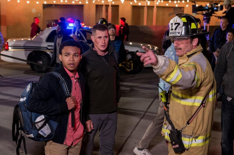 Dr. Paul Cummings (Robert Bailey Jr.), Dr. Drew Alister (Brendan Fehr) – Bild: RTL /​ NBC /​Sony Pictures Television