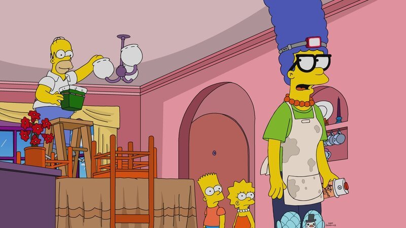 (v.l.n.r.) Homer; Bart; Lisa; Marge – Bild: 20th Television