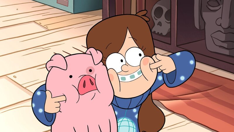 Mabel (r.) und pig: „15-Poundie“ (l.) – Bild: Disney+