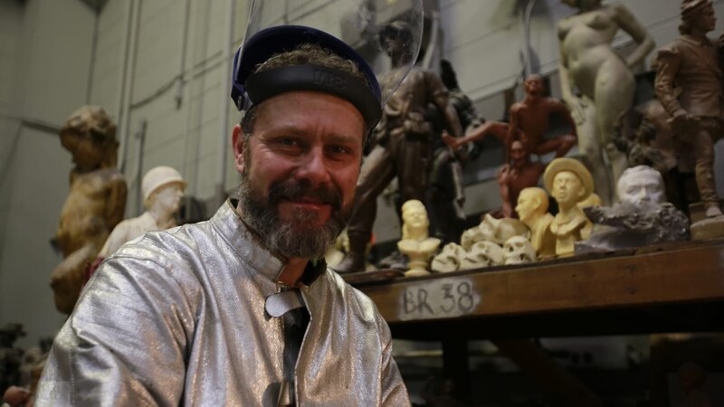 Metallarbeiter und Bildhauer, Jeff Buccacio. – Bild: For merchandising, publishing & ancillary products, check talent contract, appearance & property releases.