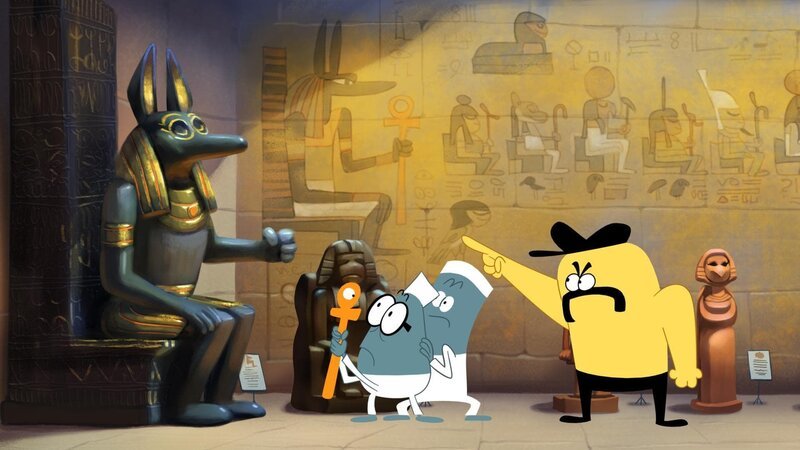 v.li.: Lamput, Specs Doc, Skinny Doc, Mr. Moustache – Bild: LAMPUT and all related characters and elements are trademarks of and © 2020 Cartoon Network. A WarnerMedia Company. All rights reserved.