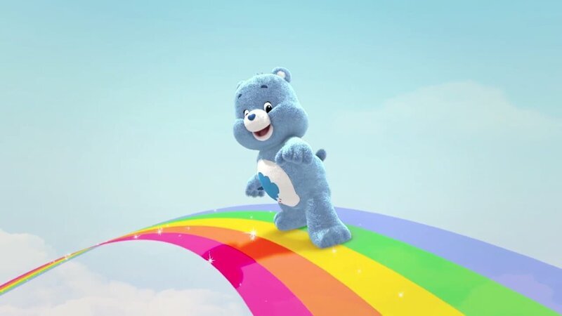 Brummbärchi auf der Regenbogenrutsche – Bild: KiKA/​TCFC