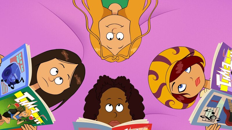 Die kleine Klette Marine taucht immer überall überraschend auf. – Bild: NDR/​Bamboo Production/​Samka Productions