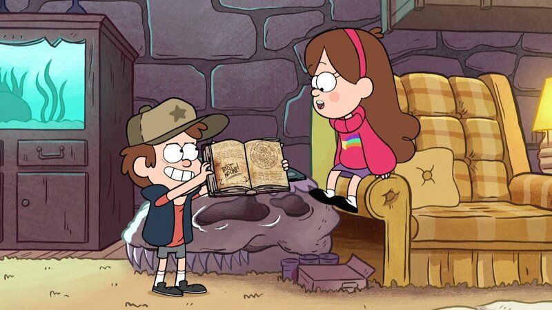 L-R: Dipper Pines (Jason Ritter voice) and Mabel Pines (Kristen Schaal voice) – Bild: Disney+